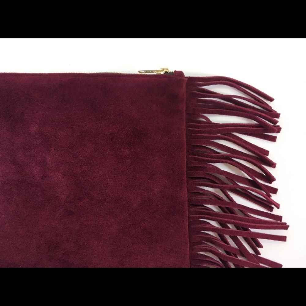 Mosaic Fringe Clutch - Yellow - Picture 3 of 5